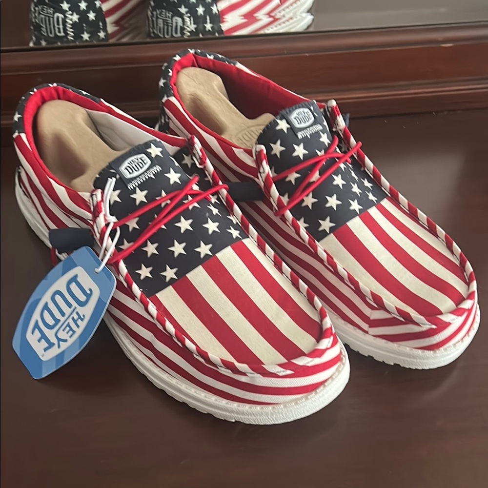 Hey Dude Stars and Stripes Loafers